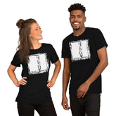 Lucina Black Abstract Scribble Short-Sleeve Unisex T-Shirt, Clothing T-shirts, $ 39.00, A Moment Of Now™
